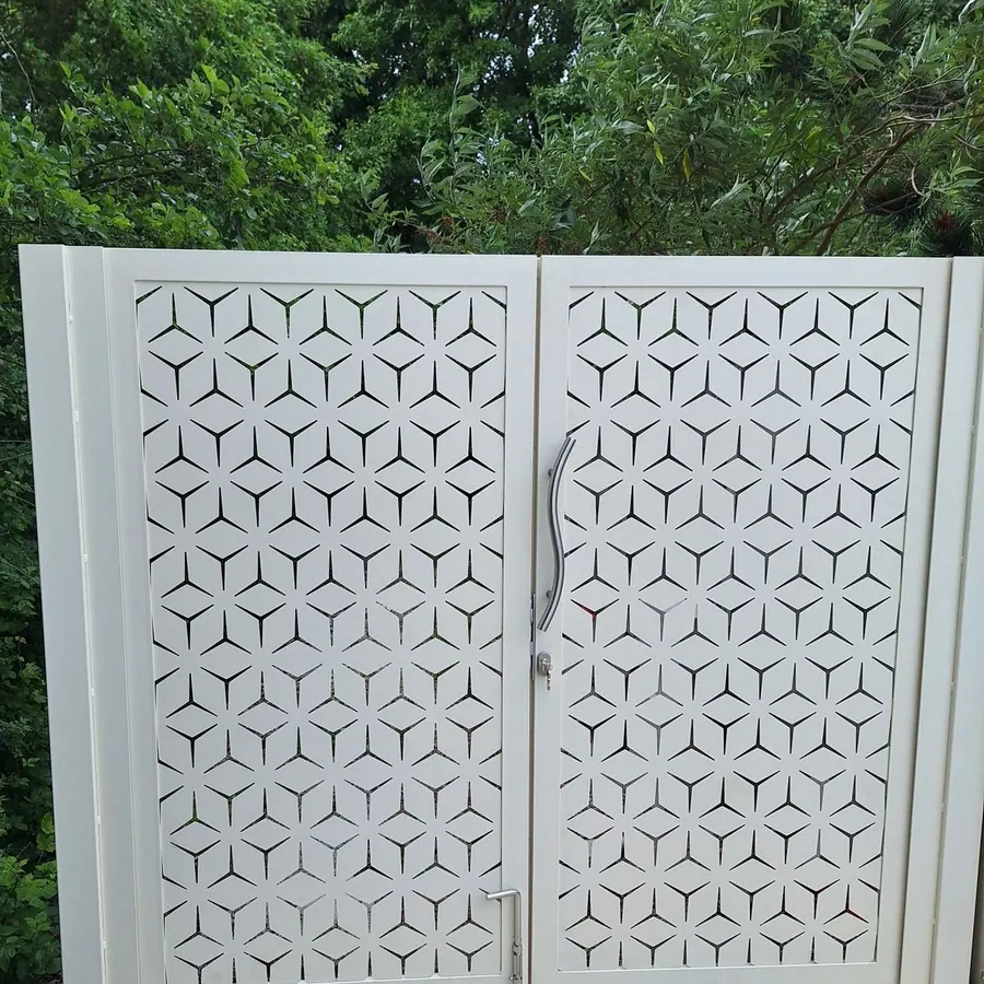 Pagar dan panel metal untuk site measurement produk laser cutting