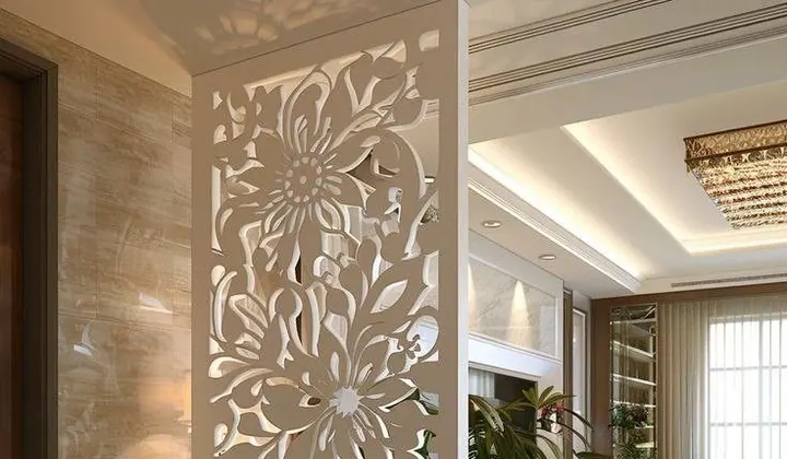 Partisi ruangan custom untuk railing balkon laser cutting custom