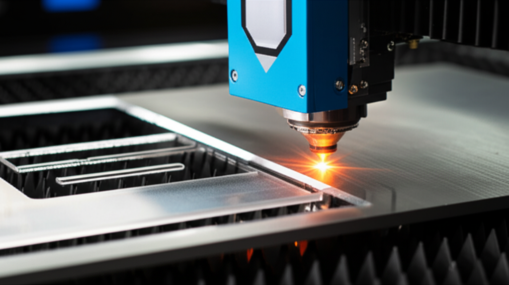 Peralatan produksi yang mendukung laser cutting stainless tebal